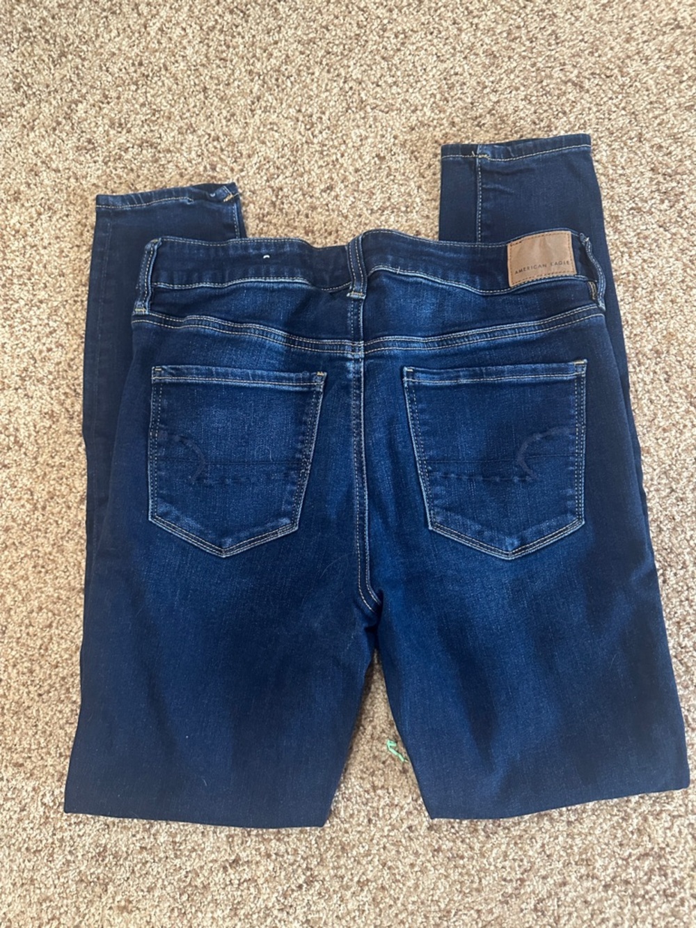 American Eagle Outfitters Women's Skinny Jeans - Dark Blue
